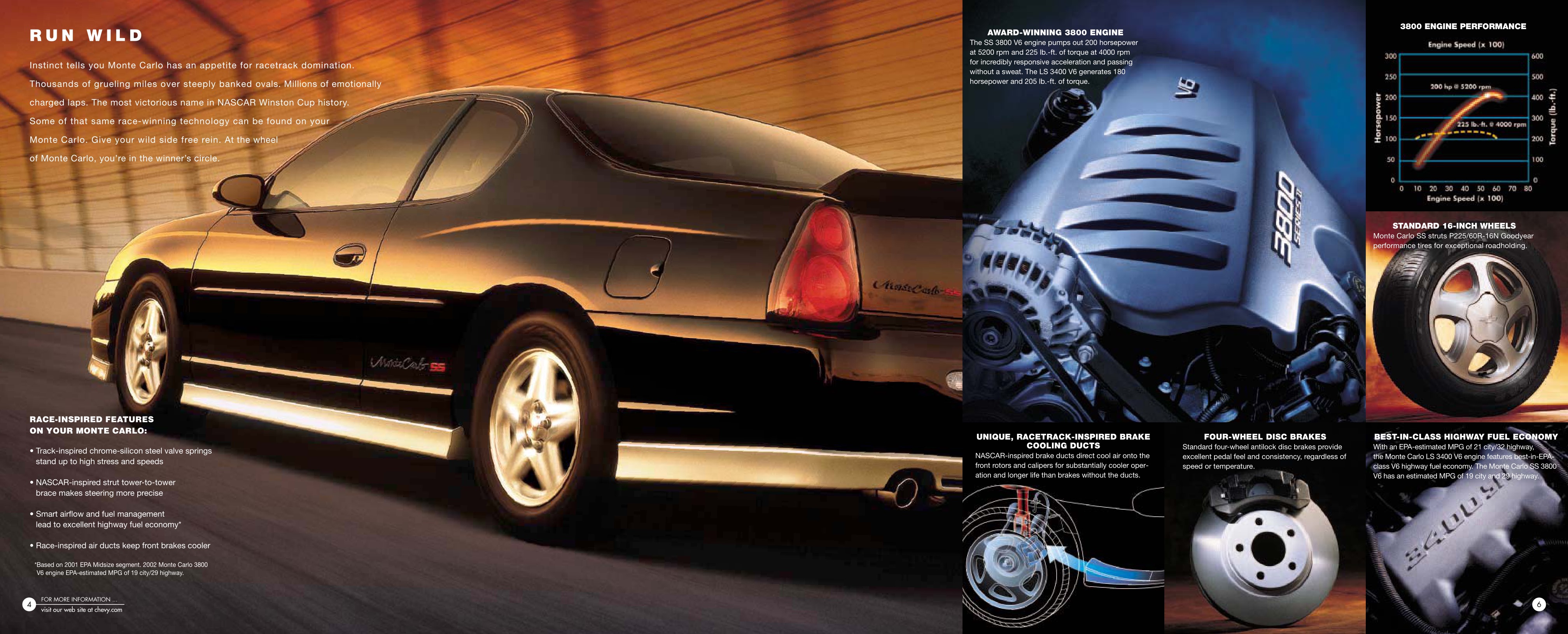 2002 Chevrolet Monte Carlo Brochure Page 8